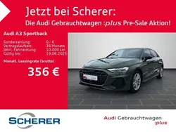 Grün Gebraucht 2024 Audi A3 Sportback S-Line Limousine | 39.335 € (Fairer Preis)