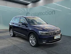 Blau Gebraucht 2020 VW Tiguan Highline SUV | 35.890 € (Teuer)