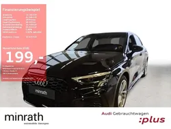 Schwarz Gebraucht 2024 Audi A3 Sportback S-Line Limousine | 35.469 € (Fairer Preis)