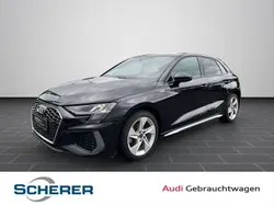 Schwarz Gebraucht 2024 Audi A3 Sportback S-Line Limousine | 23.890 €