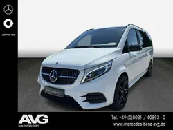 Bergkristallweiß Gebraucht 2020 Mercedes V300 AMG line Van / Kleinbus | 47.800 € (Superpreis)