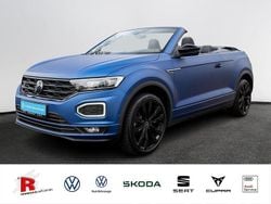 Blau Gebraucht 2021 VW T-Roc Cabriolet R-line Cabrio | 28.730 € (Etwas zu teuer)