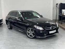 Schwarz Gebraucht 2017 Mercedes C250 AMG line Kombi | 15.999 € (Guter Preis)