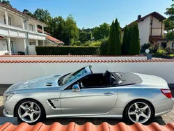 Silber Gebraucht 2012 Mercedes SL350 AMG line Cabrio | 42.500 € (Teuer)