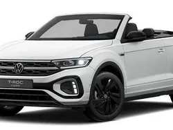 Pure white uni / schwarz Neu 2025 VW T-Roc Cabriolet R-line Cabrio | 41.850 € (Superpreis)