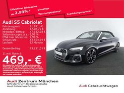 Mythosschwarz metallic/verdeck Gebraucht 2022 Audi S5 Cabriolet Sport Cabrio | 51.891 € (Guter Preis)