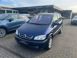 Blau Gebraucht 2004 Opel Zafira Njoy Van / Kleinbus | 3.499 € (Teuer)