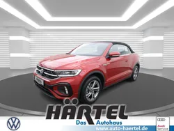 Kings red, metallic Gebraucht 2024 VW T-Roc Cabriolet R-line Cabrio | 33.300 € (Fairer Preis)