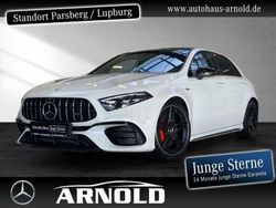 Digitalweiß (metallic) Gebraucht 2023 Mercedes A45 AMG Limousine | 58.489 € (Etwas zu teuer)