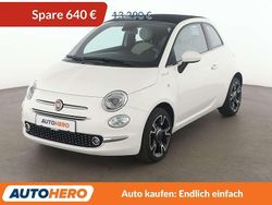 Bianco bianco/ bossa nova/calc Gebraucht 2021 Fiat 500C Dolcevita Cabrio | 12.650 € (Fairer Preis)