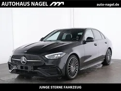 Lack obsidianschwarz (metallic) Gebraucht 2024 Mercedes C200 AMG Limousine | 43.199 € (Etwas zu teuer)