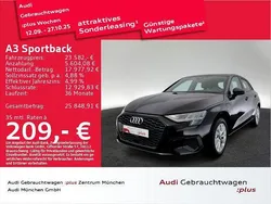 Schwarz Gebraucht 2022 Audi A3 Sportback e-tron Design Limousine | 23.582 € (Fairer Preis)