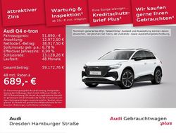 Gletscherweiß metallic Gebraucht 2025 Audi Q4 e-tron S-Line SUV | 51.890 € (Teuer)