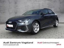 Grau Gebraucht 2023 Audi A3 Sportback S-Line Limousine | 36.980 € (Etwas zu teuer)