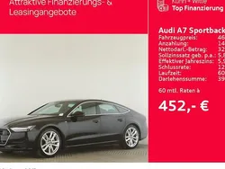 Schwarz Gebraucht 2022 Audi A7 Sportback Ambiente Kleinwagen | 45.969 € (Guter Preis)