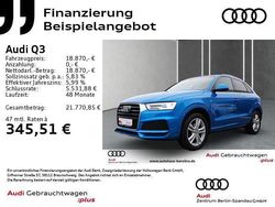 Blau Gebraucht 2018 Audi Q3 S-Line SUV | 18.498 € (Superpreis)