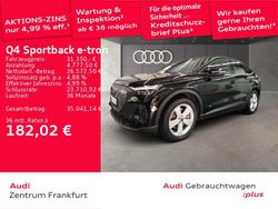 Mythosschwarz metallic Gebraucht 2022 Audi Q4 Sportback e-tron Comfort SUV | 31.350 € (Fairer Preis)