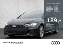 Mythosschwarz metallic Gebraucht 2023 Audi A3 S-Line Limousine | 24.440 € (Guter Preis)