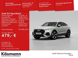 Silber Gebraucht 2022 Audi Q3 Sportback S-Line SUV | 35.930 € (Fairer Preis)
