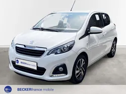 Weiß Gebraucht 2021 Peugeot 108 Allure Kleinwagen | 11.490 € (Fairer Preis)