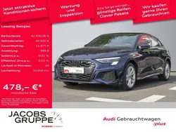 Navarrablau metallic Gebraucht 2024 Audi A3 Sportback e-tron S-Line Limousine | 42.930 €