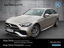 Silber Gebraucht 2024 Mercedes C300e AMG line Kombi | 55.880 €