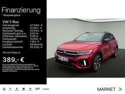 Kings red metallic / schwarz Gebraucht 2024 VW T-Roc R-line SUV | 37.990 €