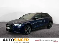 Navarrablau metallic Gebraucht 2021 Audi A3 Sportback e-tron Design Limousine | 27.430 € (Etwas zu teuer)