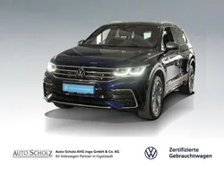 Blau Gebraucht 2022 VW Tiguan Allspace R-line SUV | 39.997 € (Etwas zu teuer)