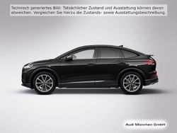 Mythosschwarz metallic Gebraucht 2024 Audi Q4 e-tron S-Line SUV | 53.931 € (Teuer)