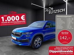 Raceblau metallic met. Gebraucht 2024 Skoda Kodiaq SportLine SUV | 36.980 € (Superpreis)
