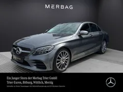 Grau Gebraucht 2021 Mercedes C220 AMG line Limousine | 35.760 € (Fairer Preis)
