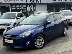 Blau (metallic) Gebraucht 2014 Ford Focus Titanium Kombi | 3.999 € (Superpreis)