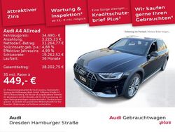 Mythosschwarz metallic Gebraucht 2021 Audi A4 Allroad Ambiente Kombi | 34.490 € (Etwas zu teuer)