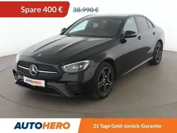 Schwarz Gebraucht 2021 Mercedes E300 AMG line Limousine | 38.590 € (Guter Preis)