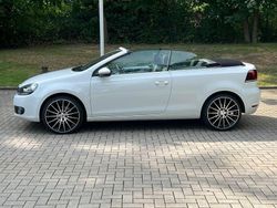 Weiß Gebraucht 2014 VW Golf Cabriolet Cabrio | 22.400 €