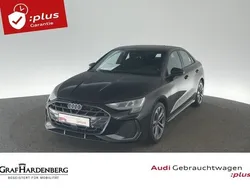 Mythosschwarz metallic Gebraucht 2024 Audi A3 S-Line Limousine | 34.810 € (Etwas zu teuer)