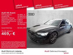 Mythosschwarz metallic Gebraucht 2024 Audi A6 S-Line Kombi | 54.890 € (Teuer)