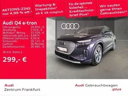 Auroraviolett metallic/aurorav Gebraucht 2022 Audi Q4 e-tron Advanced SUV | 29.850 € (Superpreis)