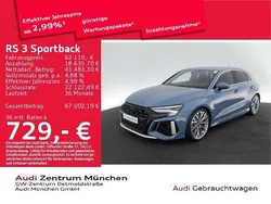 Kemoragrau metallic Gebraucht 2024 Audi RS3 Sportback Ambiente Kleinwagen | 62.119 € (Fairer Preis)