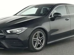 Kosmosschwarz metalliclack Gebraucht 2021 Mercedes CLA180 AMG line Limousine | 23.900 € (Guter Preis)