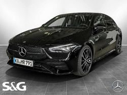 Metalliclack kosmosschwarz Gebraucht 2025 Mercedes CLA200 AMG Kombi | 39.600 € (Teuer)