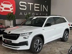 Moonweiss metallic Gebraucht 2023 Skoda Kodiaq SportLine SUV | 43.990 € (Teuer)