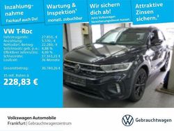 Schwarz Gebraucht 2022 VW T-Roc R-line SUV | 27.850 € (Guter Preis)