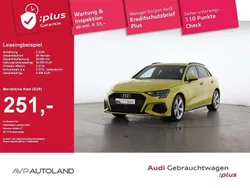 Pythongelb metallic Gebraucht 2024 Audi A3 Sportback S-Line Limousine | 32.620 € (Superpreis)
