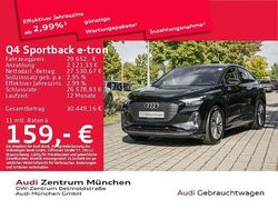 Mythosschwarz metallic Gebraucht 2022 Audi Q4 Sportback e-tron Advanced SUV | 29.652 € (Fairer Preis)