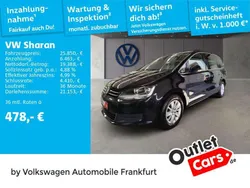 Deep black perleffekt Gebraucht 2019 VW Sharan Comfortline Van / Kleinbus | 25.850 € (Fairer Preis)