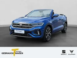 Ravennablau metallic Gebraucht 2024 VW T-Roc Cabriolet R-line Cabrio | 36.940 € (Etwas zu teuer)