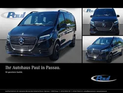 Schwarz obsidianschwarz metall Gebraucht 2024 Mercedes V300 Avantgarde Van / Kleinbus | 89.900 €