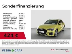 Pythongelb metallic Gebraucht 2024 Audi A3 Sportback e-tron S-Line Limousine | 37.358 € (Teuer)